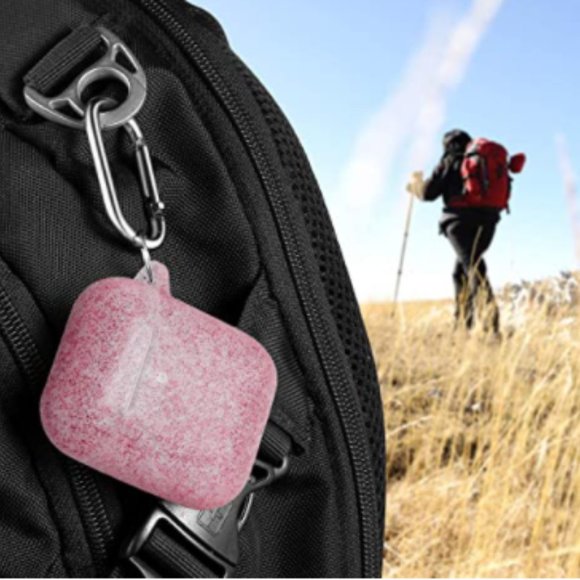 AirPods Case Cover with Keychain - Bling red/blue - Picture 11 of 14